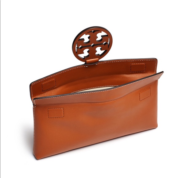 -HP- Tory Burch Cuoio Miller Clutch - Picture 3 of 8
